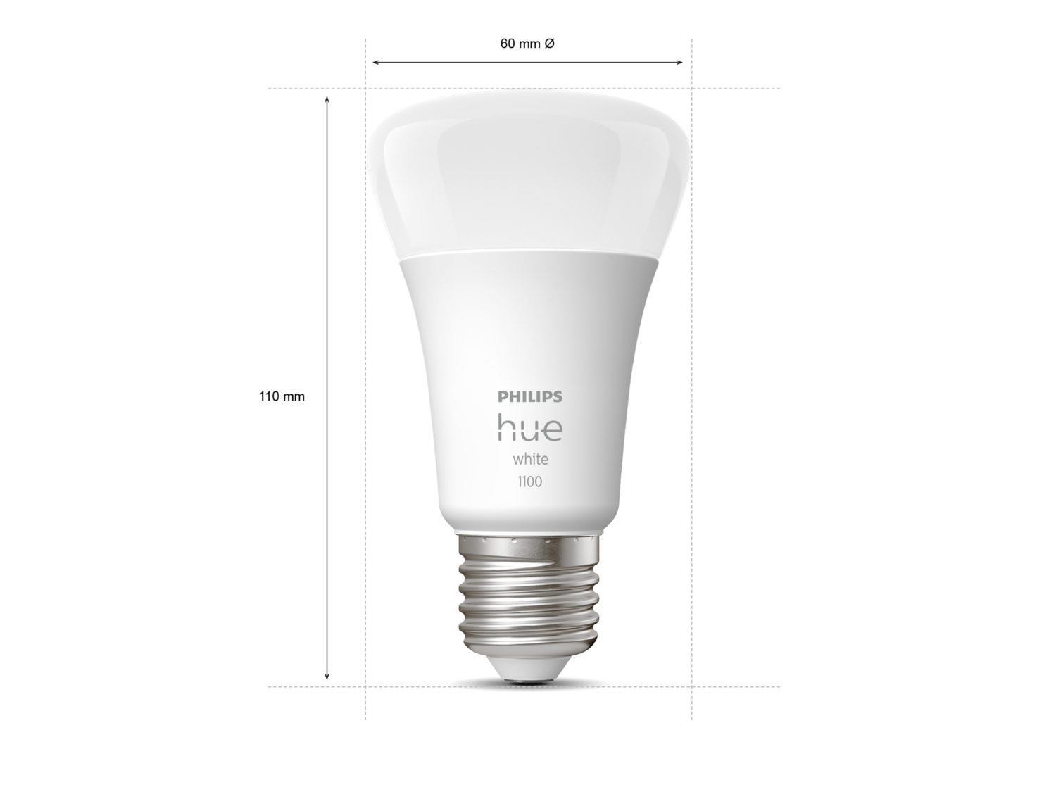 BAZAR PHILIPS Hue White 9.5W 1100 E27 2ks POŠKOZENÝ OBAL3 