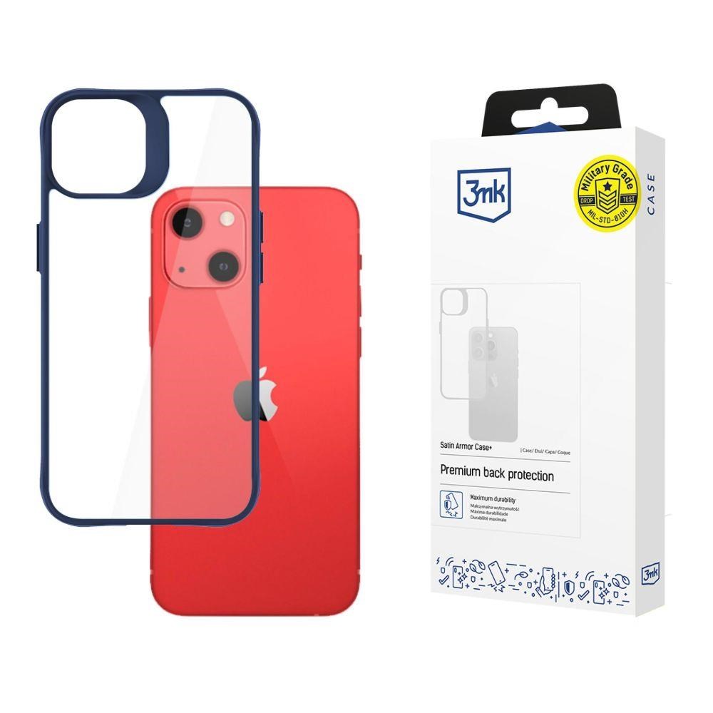 3mk ochranný kryt Satin Armor Case+ Blue pro Apple iPhone 130 