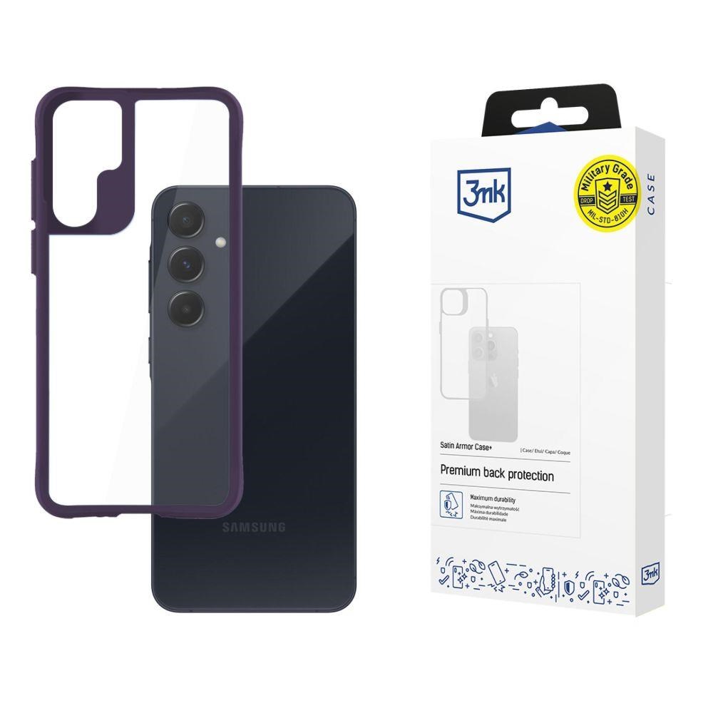 3mk ochranný kryt Satin Armor Case+ Purple pro Samsung Galaxy A55 5G0 