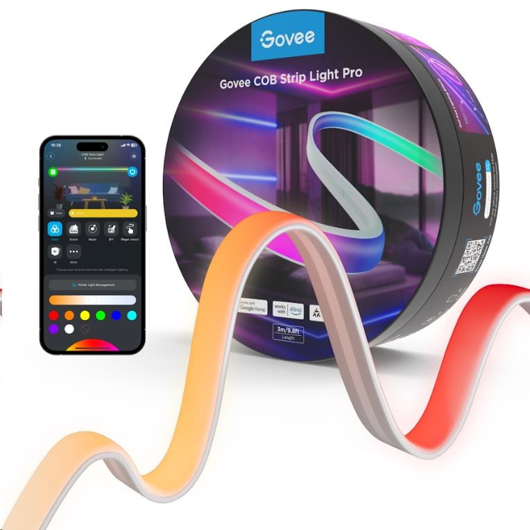 Govee Ultra Bright RGBICW Pro 3m pásek Matter0 