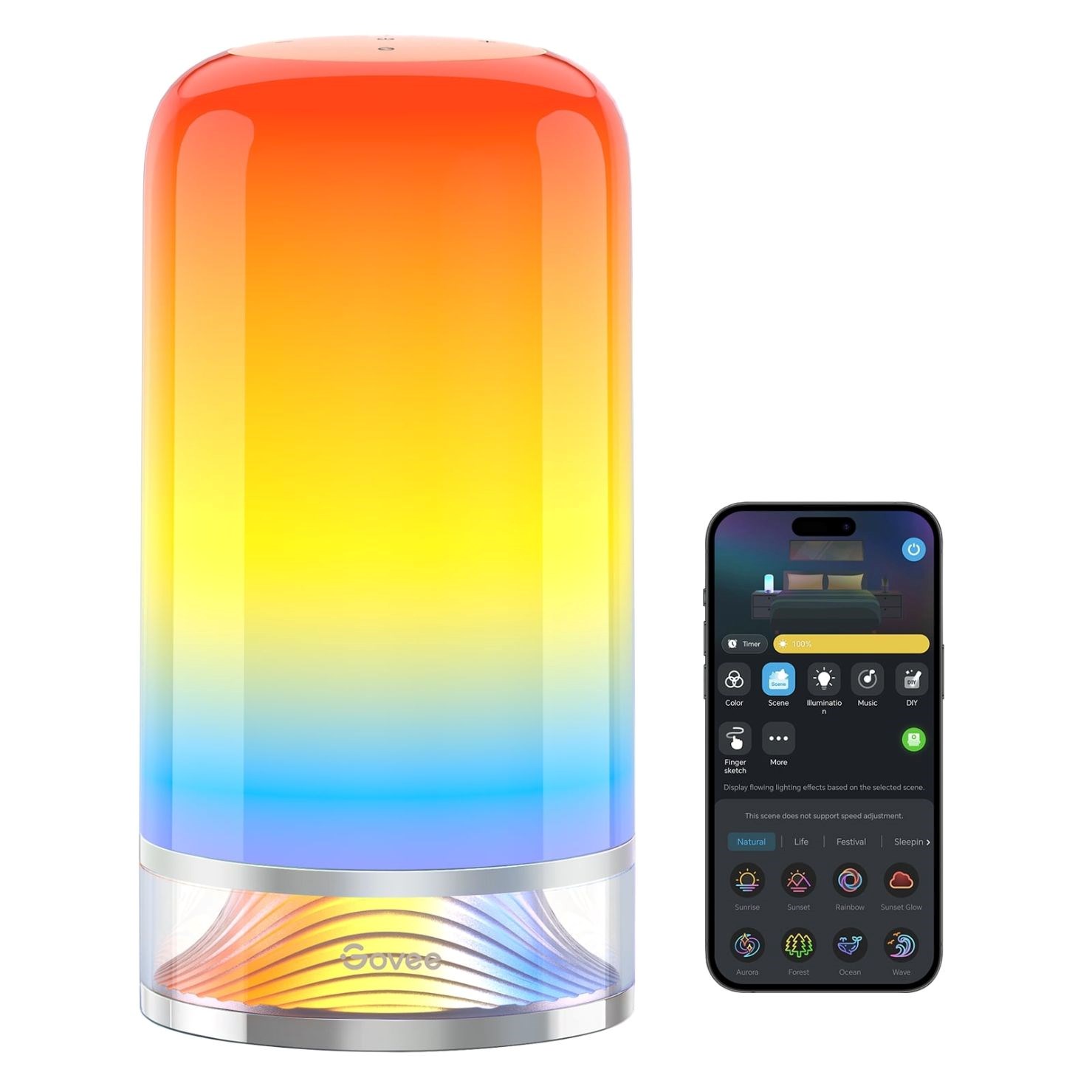 Govee Table Lamp 2 RGBW Stolní lampa Matter0 