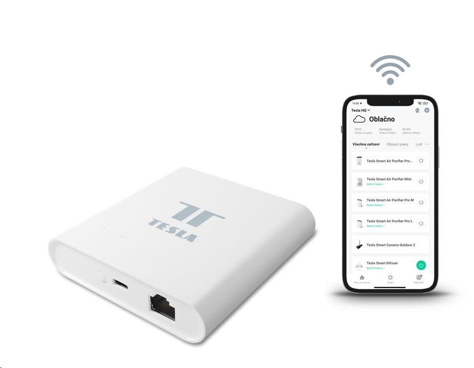 Tesla Smart RJ45 ZigBee Hub - polepeno3 
