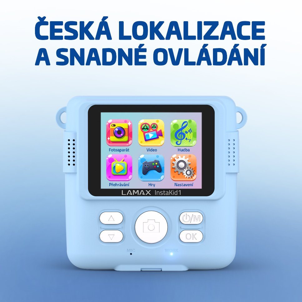 LAMAX InstaKid1 Blue - BAZAR - poskozen obal3 
