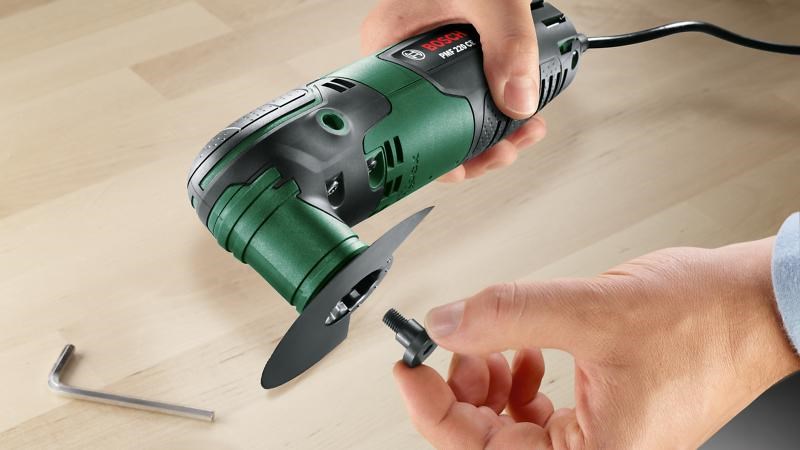 Bosch PMF 220 CE multifunkční nářadí,  220 W,  15.000 – 20.000 ot/ min,  úhel oscilace 2, 8 °1 