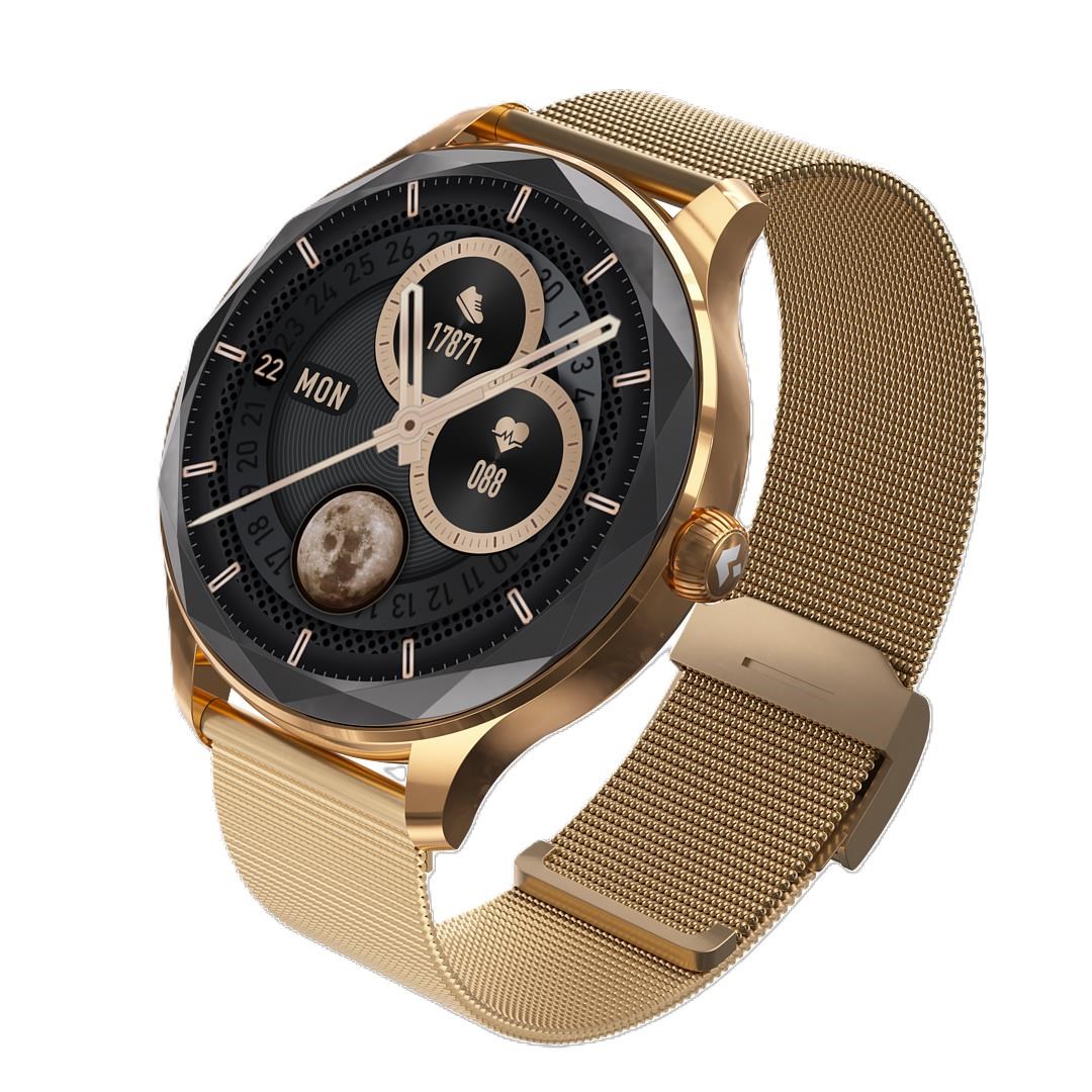 Garett Smartwatch Viva gold steel0 
