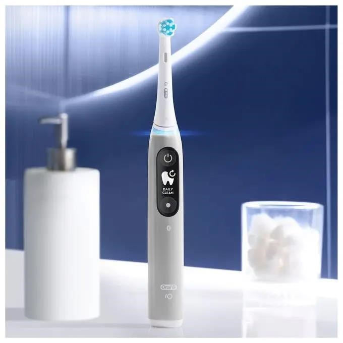 Oral-B iO Series 6s elektrický zubní kartáček,  časovač,  tlakový senzor,  5 programů,  aplikace Oral-B,  šedá3 