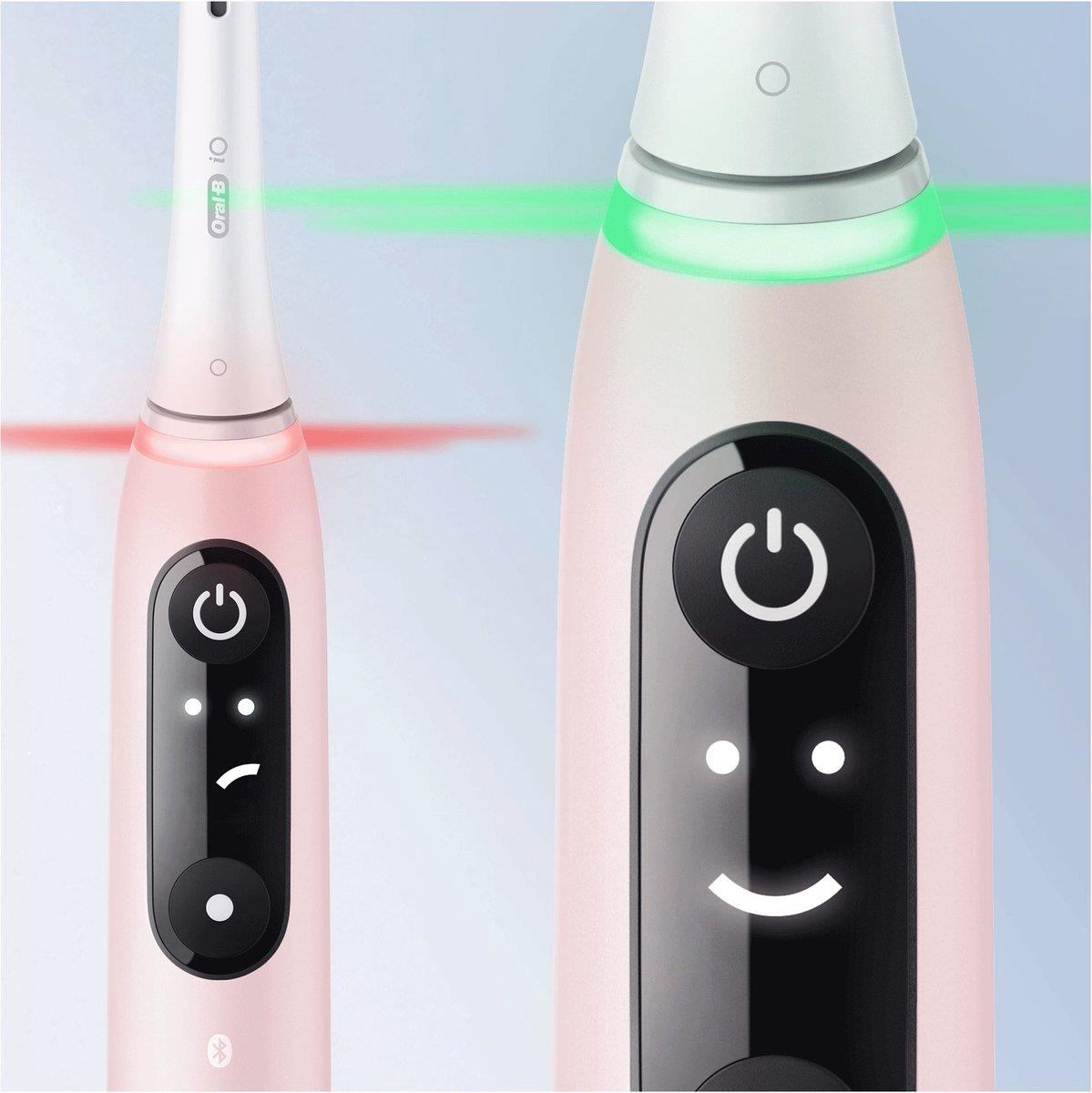 Oral-B iO Series 6s elektrický zubní kartáček, časovač, tlakový senzor, 5 programů, aplikace Oral-B, růžová3 