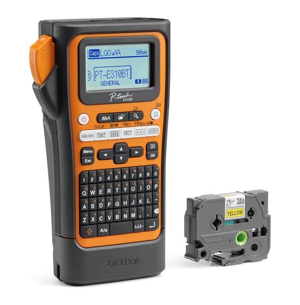 BROTHER tiskárna štítků PT-E310BTVP - 18mm,  pásky,  mobilní,  s pouzdrem,  Tiskárna Štítků pro průmysl a elekt - popisovač4 