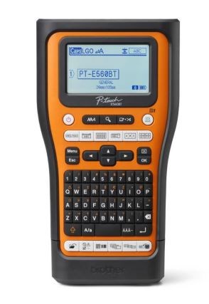 BROTHER tiskárna štítků PT-E560BTVP - 12, 24mm,  pásky,  mobilní,  s pouzdrem,  Tiskárna Štítků pro průmysl a elekt2 
