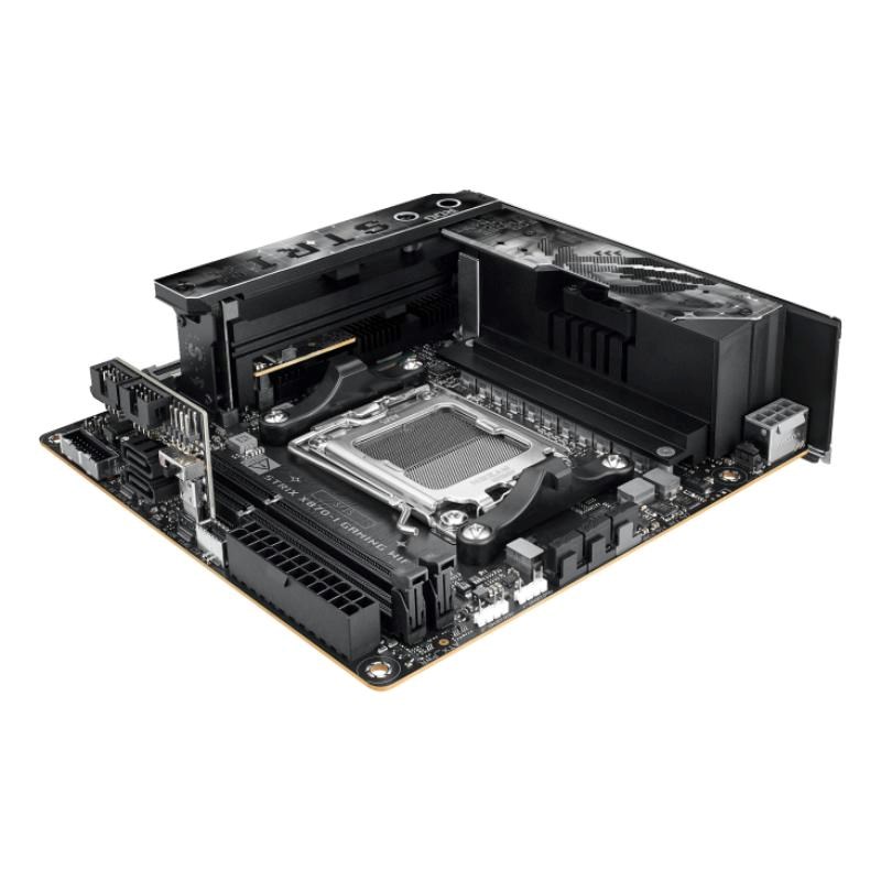 ASUS MB Sc AM5 ROG STRIX X870-I GAMING WIFI,  AMD X870,  2xDDR5,  1xHDMI,  2xThunderbolt,  WiFi,  Mini-ITX0 