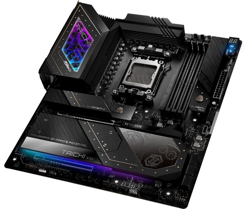 ASRock MB Sc AM5 X870E TAICHI,  AMD X870,  4xDDR5,  1xHDMI,  2xThunderbolt,  WI-FI0 