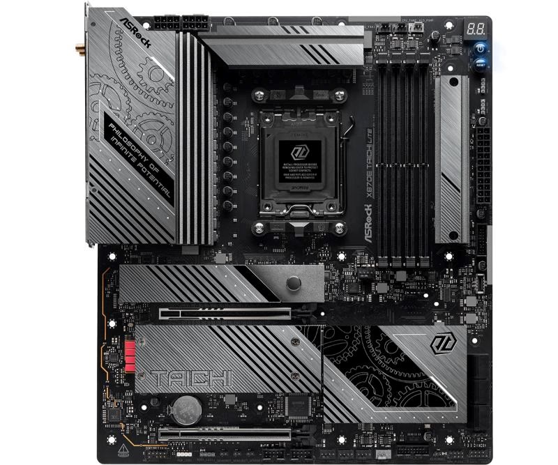 ASRock MB Sc AM5 X870E TAICHI LITE,  AMD X870,  4xDDR5,  1xHDMI,  2xUSB4,  WI-FI3 