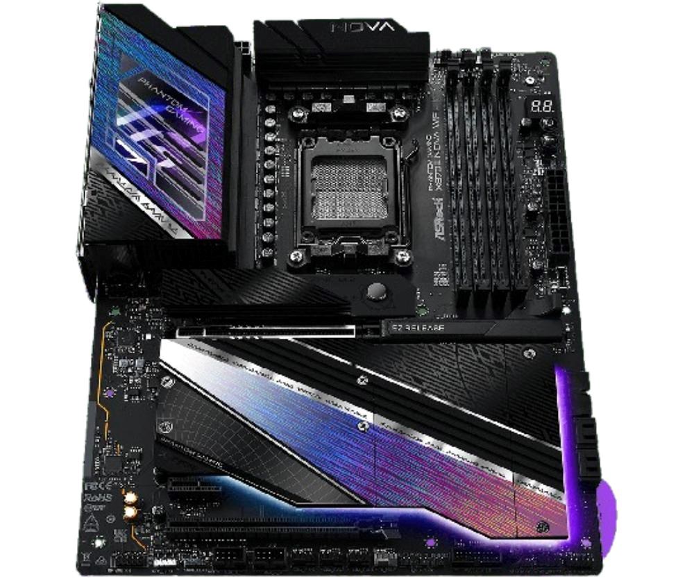 ASRock MB Sc AM5 X870E NOVA WIFI,  AMD X870,  4xDDR5,  1xHDMI,  2xUSB4,  WI-FI7 