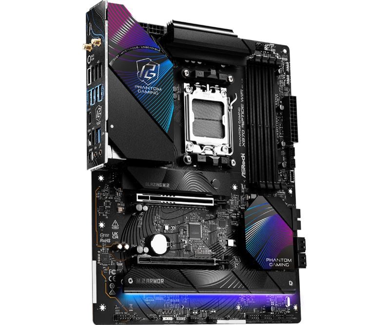 ASRock MB Sc AM5 X870 RIPTIDE WIFI, AMD X870, 4xDDR5, 1xHDMI, 2xUSB4, WI-FI0 
