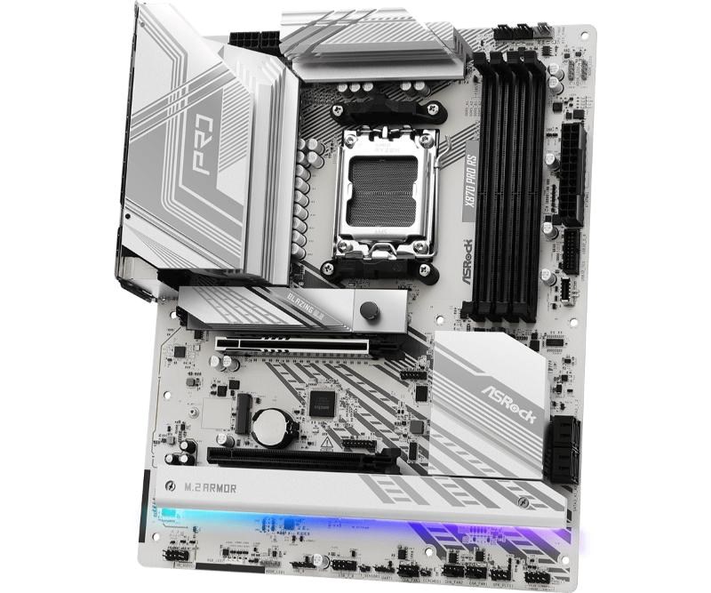 ASRock MB Sc AM5 X870 PRO RS,  AMD X870,  4xDDR5,  1xHDMI,  2xUSB41 