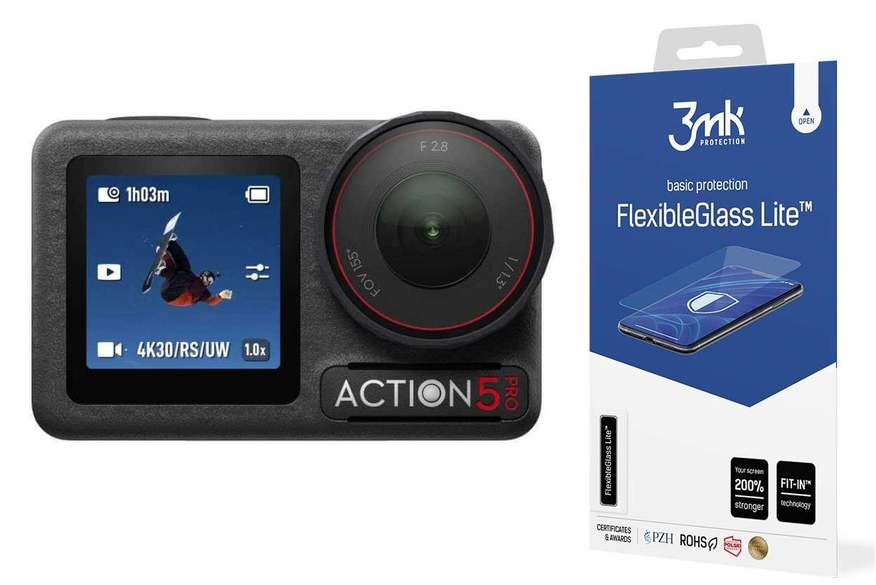 3mk Cam Protection pro DJI Osmo Action 5 Pro (2x displej + 1x objektiv)0 