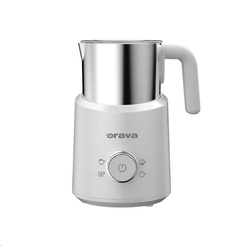 Orava elektrický zpěňovač mléka,  500 W,  4 volitelné programy,  350 ml,  bílá0 