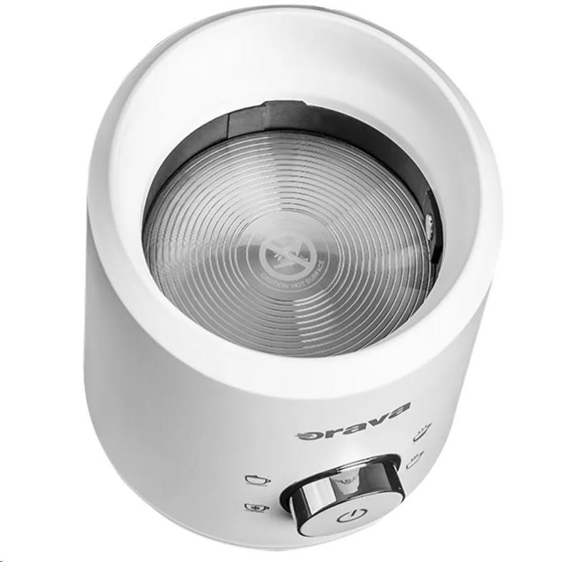 Orava elektrický zpěňovač mléka,  500 W,  4 volitelné programy,  350 ml,  bílá2 
