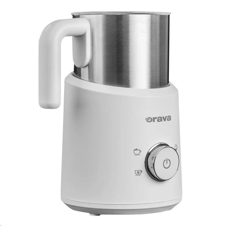 Orava elektrický zpěňovač mléka,  500 W,  4 volitelné programy,  350 ml,  bílá4 