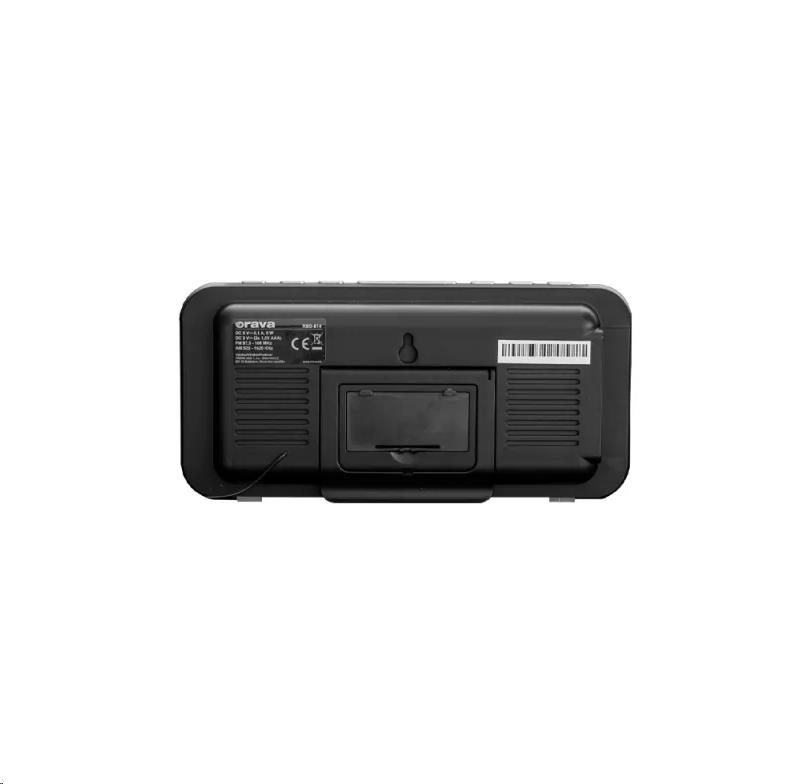 Orava radiobudík s velkým červeným LED displejem, funkce SNOOZE, SLEEP, DIMMER, nabíjení externího zařízení3 