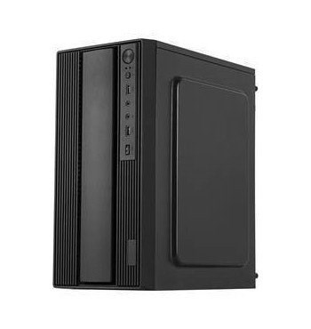 EUROCASE skříň MC MF-300B,  Micro Tower,  1xUSB-C,  2xUSB 3.0,  2x audio,  bez zdroje