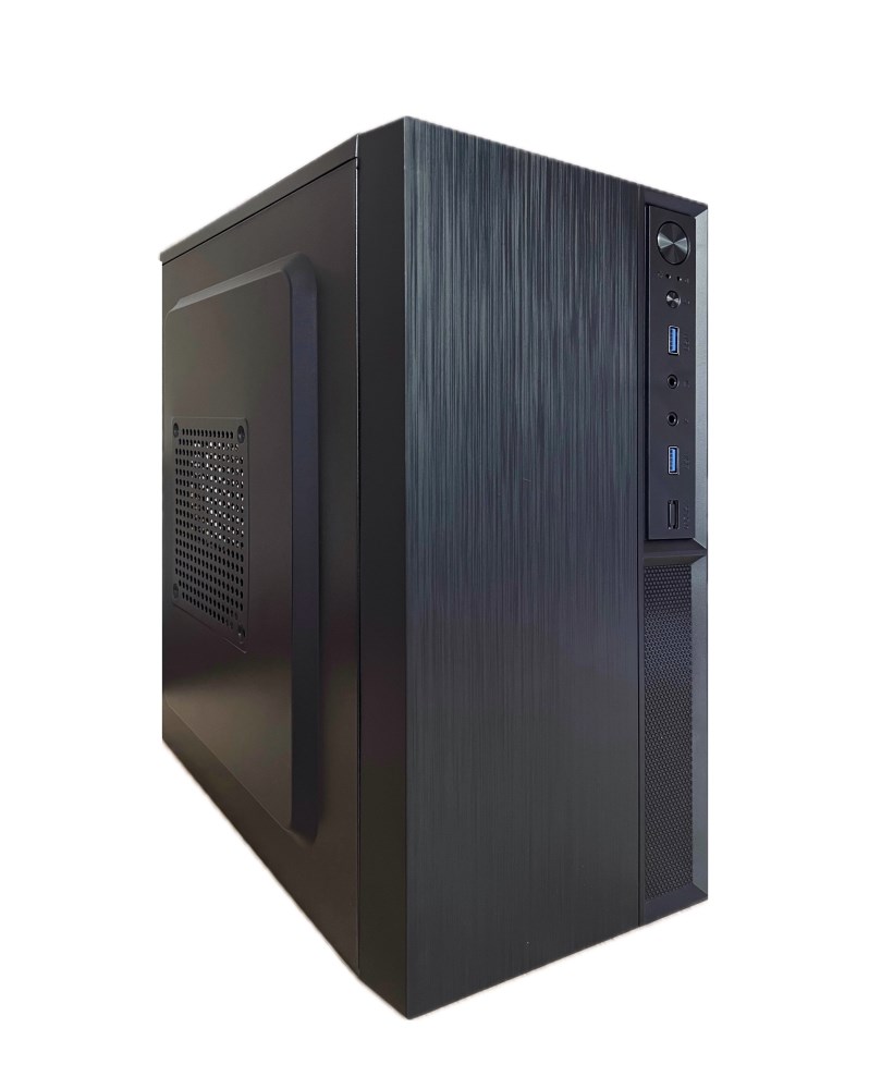 EUROCASE skříň MC MF-320B,  Micro Tower,  1xUSB-C,  2xUSB 3.0,  2x audio,  bez zdroje