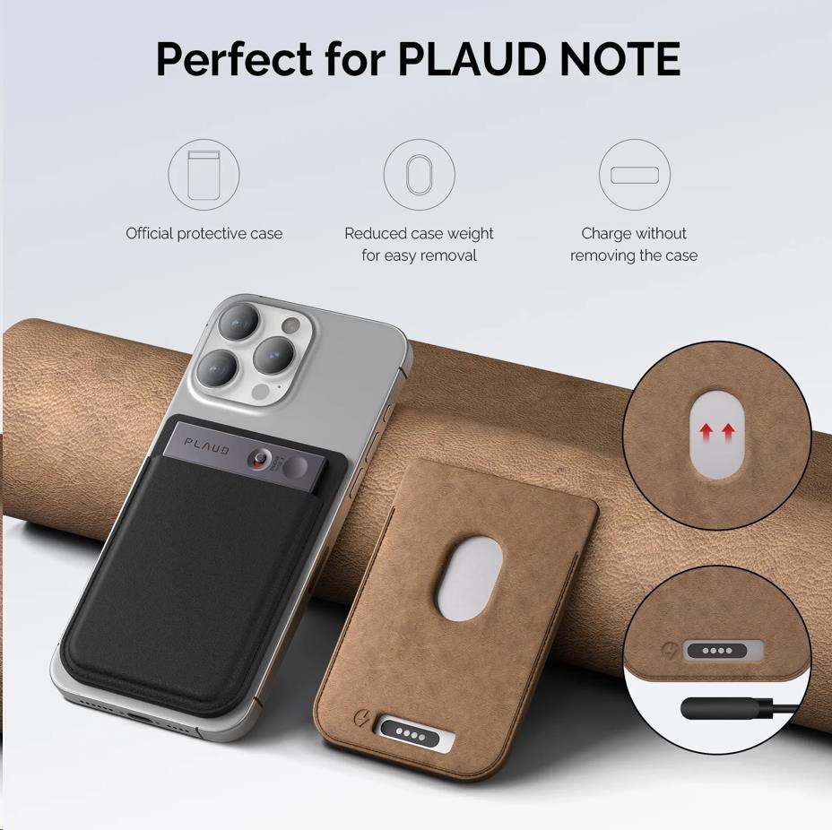PLAUD Note Case Brown - Pouzdro na Note, hnědé1 