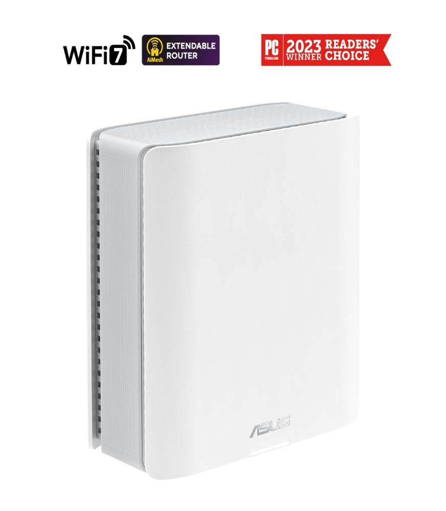 ASUS ZenWifi BT8 1-pack, WiFi7 Extendable Router, AiMesh, 1x WAN, 3x LAN, 1x 3.00 