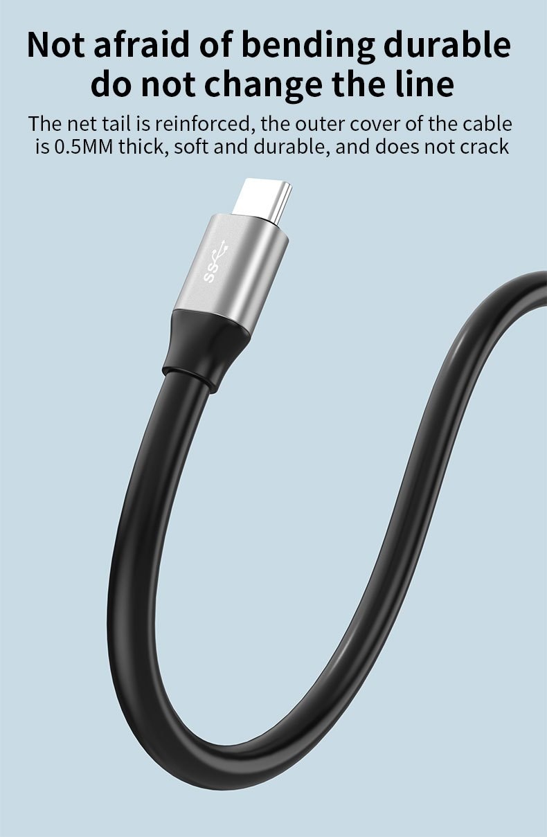 PREMIUMCORD USB-C repeater a prodlužovací kabel Male-Female,  5Gbps Aluminium 10m4 
