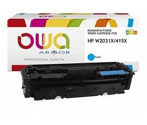 OWA Armor toner pro HP CLJ Pro MFP M450 cyan,  level man.,  6.000 str.,  komp.s W2031X0 