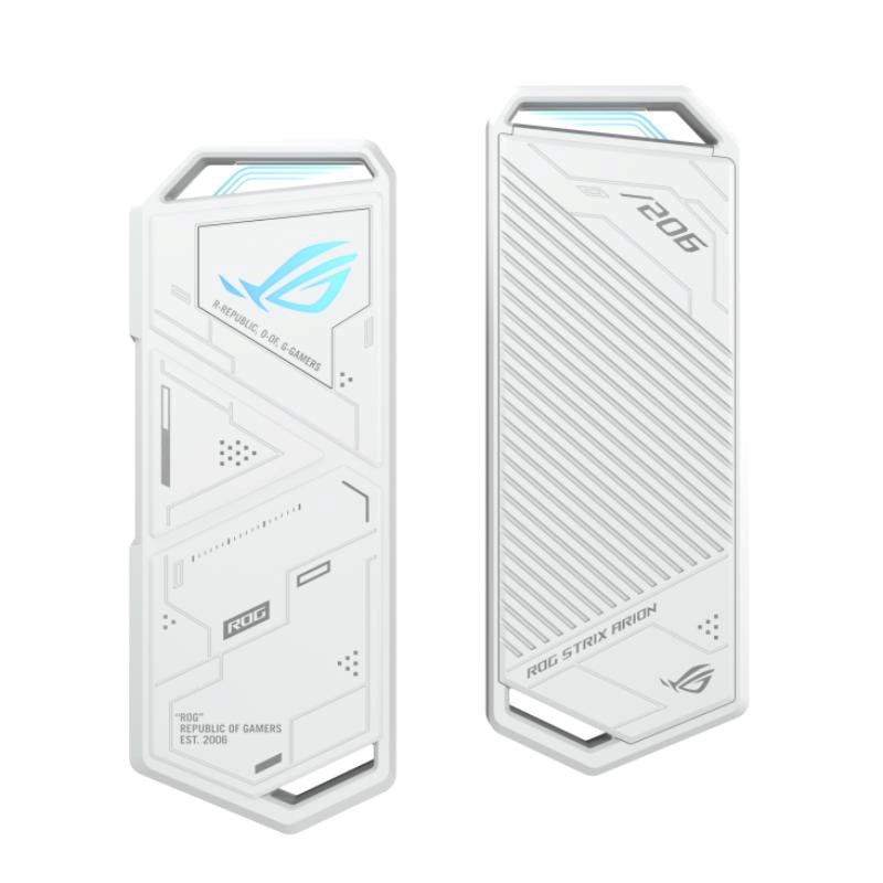ASUS Externí box pro SSD M.2,  ROG STRIX ARION,  USB-C 3.2,  Délka 30-80 mm,  AURA RGB,  Bílá5 