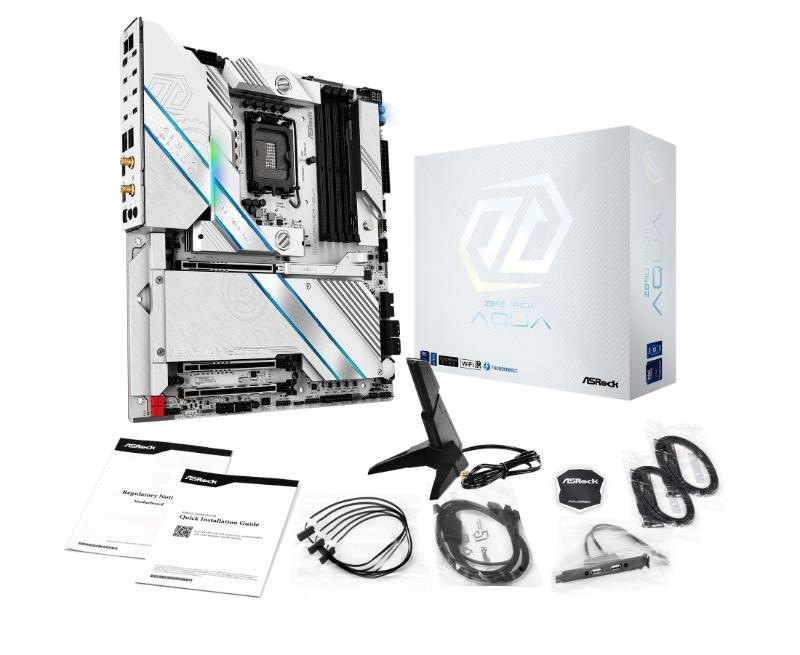 ASRock MB Sc LGA1851 Z890 TAICHI AQUA, Intel Z890, 4xDDR5, 2xThunderbolt, WI-FI, EATX3 