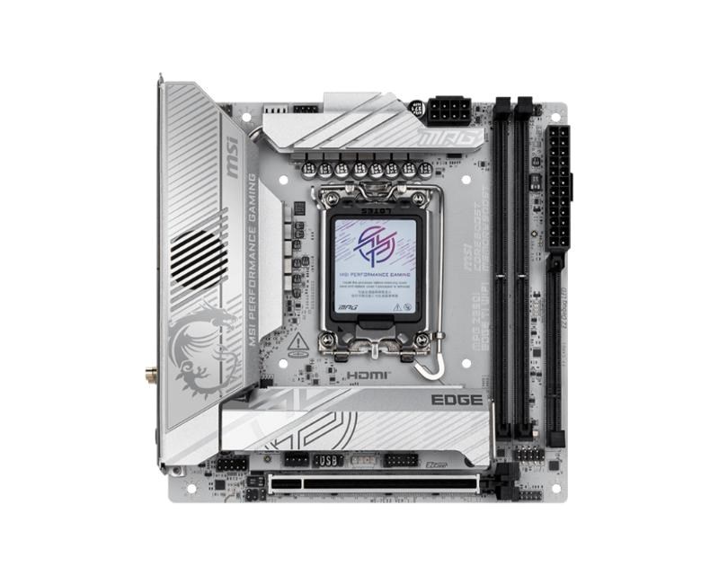 MSI MB Sc LGA1851 MPG Z890I EDGE TI WIFI,  Intel Z890,  4xDDR5,  1xHDMI,  2xUSB4,  WI-FI,  m-ITX1 