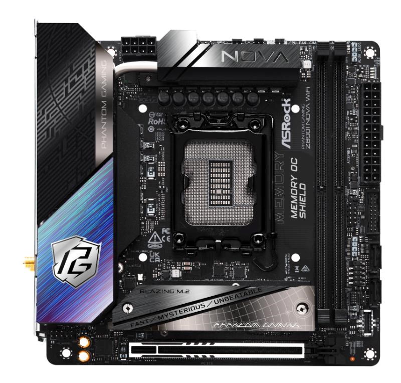 ASRock MB Sc LGA1851 Z890I NOVA WIFI,  Intel Z890,  2xDDR5,  1xHDMI,  2xThunderbolt,  WI-FI,  mITX1 