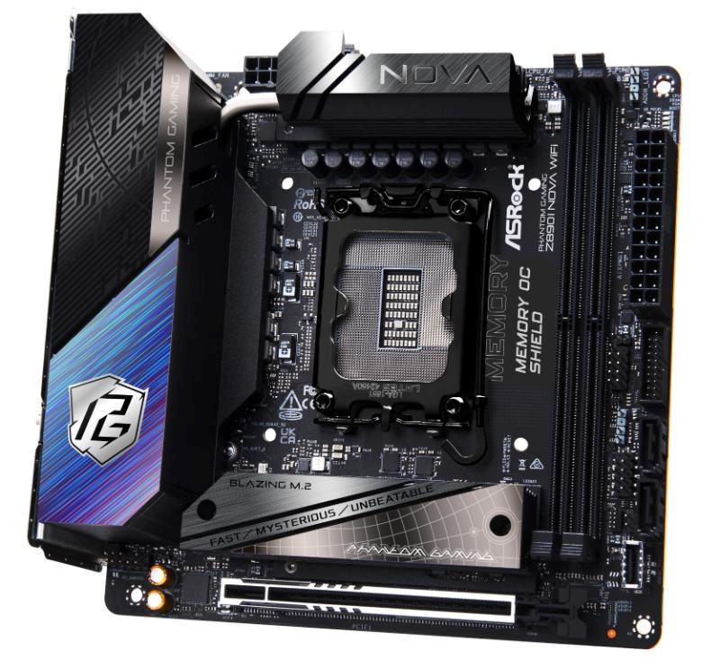 ASRock MB Sc LGA1851 Z890I NOVA WIFI,  Intel Z890,  2xDDR5,  1xHDMI,  2xThunderbolt,  WI-FI,  mITX5 