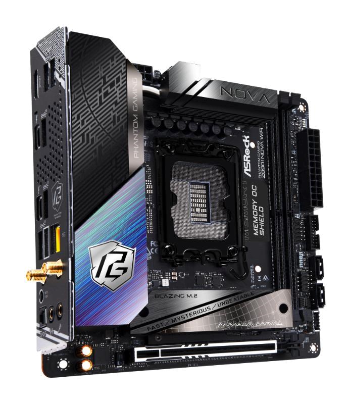 ASRock MB Sc LGA1851 Z890I NOVA WIFI,  Intel Z890,  2xDDR5,  1xHDMI,  2xThunderbolt,  WI-FI,  mITX4 