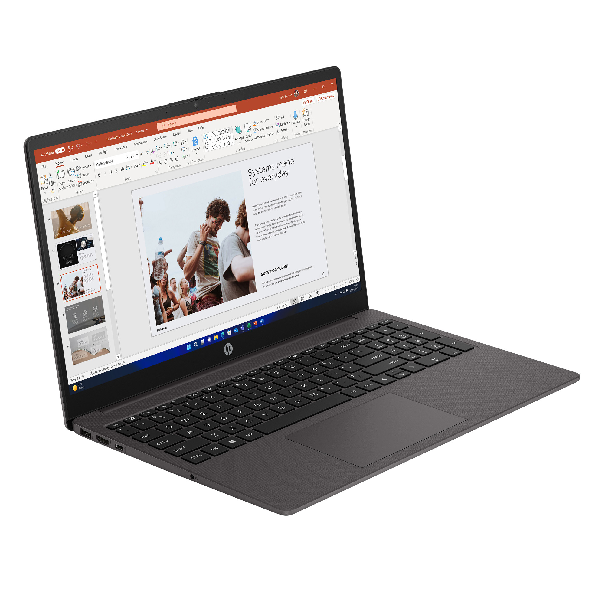 HP NTB 250 G10 SMB i3-1315U 15.6 FHD 250, 8GB, 512GB, ax, BT, Win112 