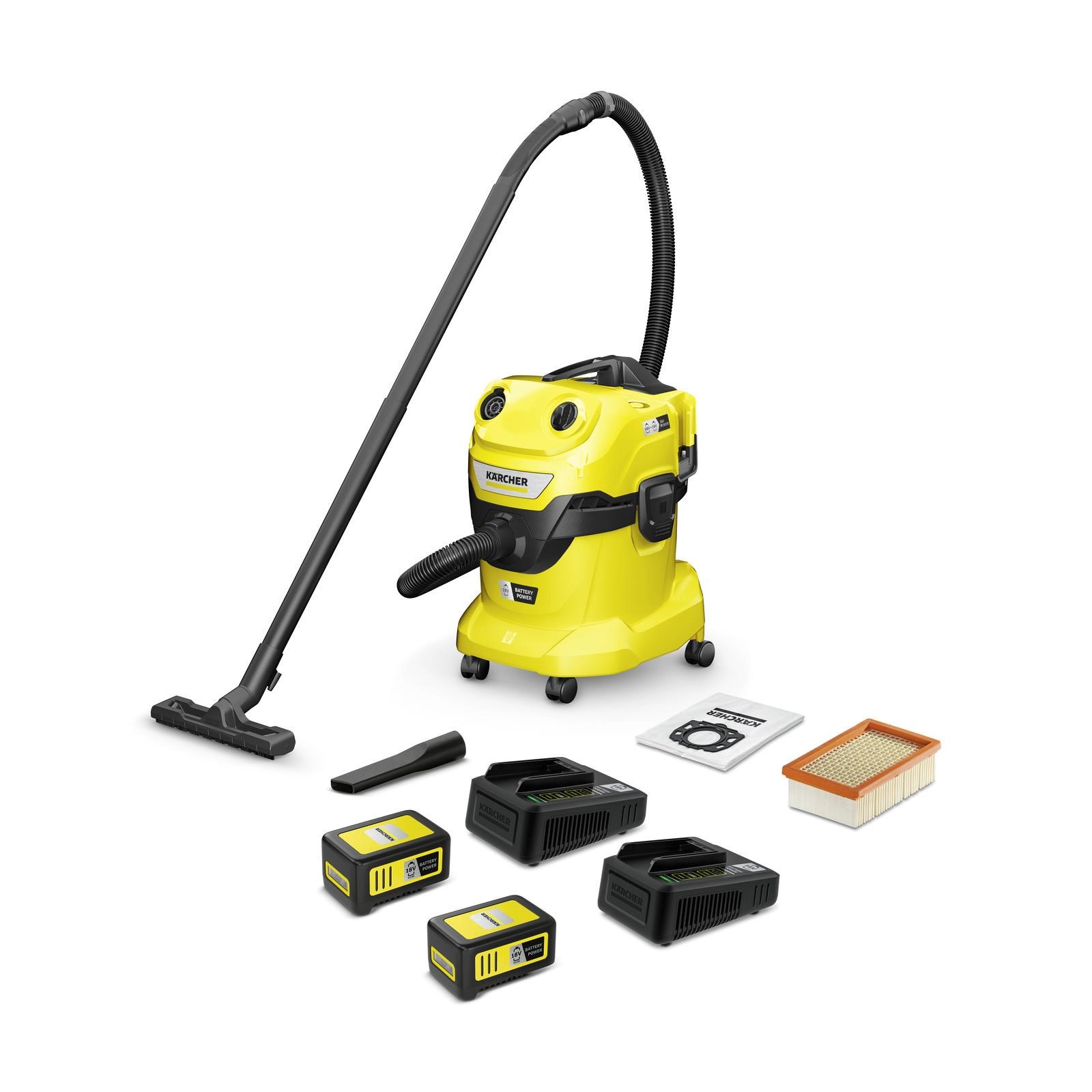 Kärcher WD 4-18 Dual Battery Set V-20/ 22 AKU vysavač na mokro-suché nečistoty