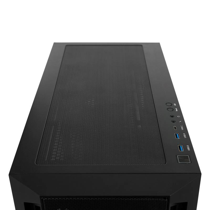 CHIEFTEC skříň APEX LUMO,  E-ATX,  1x USB-C 3.2,  2x USB 3.0,  4x 140mm ARGB Fan,  ARGB Hub,  černá1 