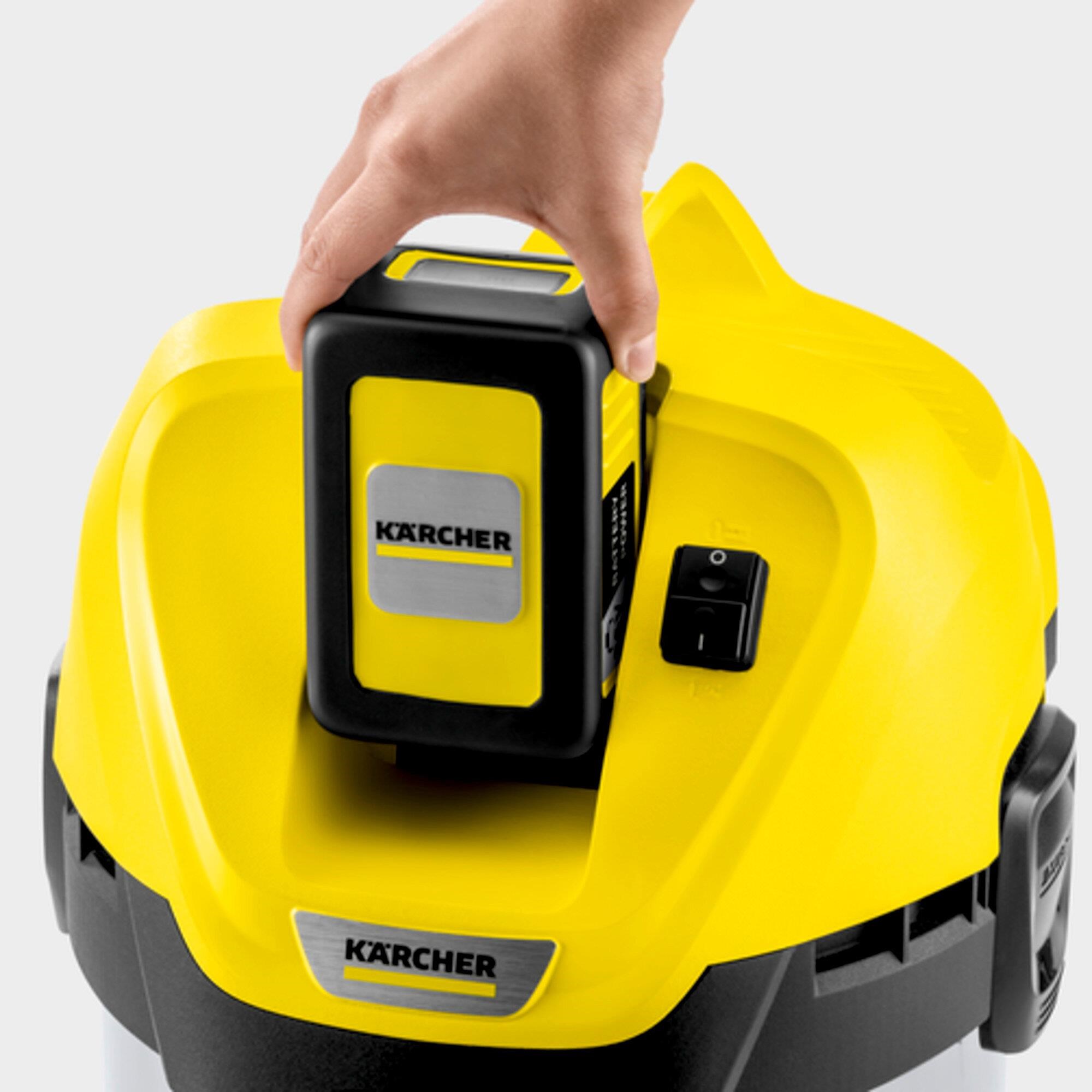 Kärcher WD 3 Battery Set AKU vysavač na mokro-suché nečistoty10 