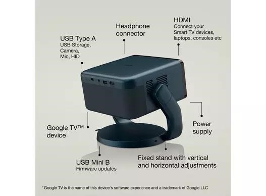 EPSON projektor EF-22N,  Full HD,  laser,  5.000.000:1,  USB 2.0,  USB 3.0,  HDMI,  Miracast,  3, 5mm Jack,  LAN,  VGA,  5W repro1 