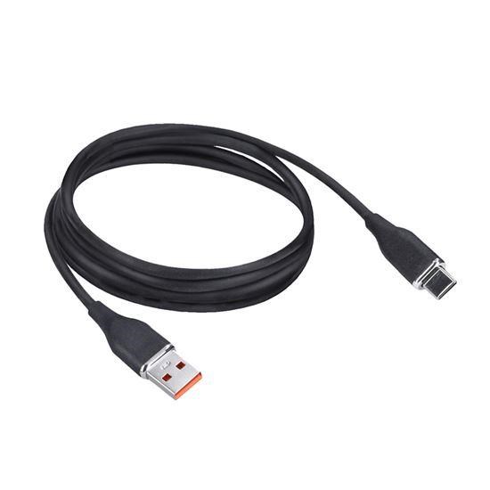 Solight USB-C kabel,  USB 2.0 A konektor - USB-C 3.1 konektor,  silikon,  2m1 