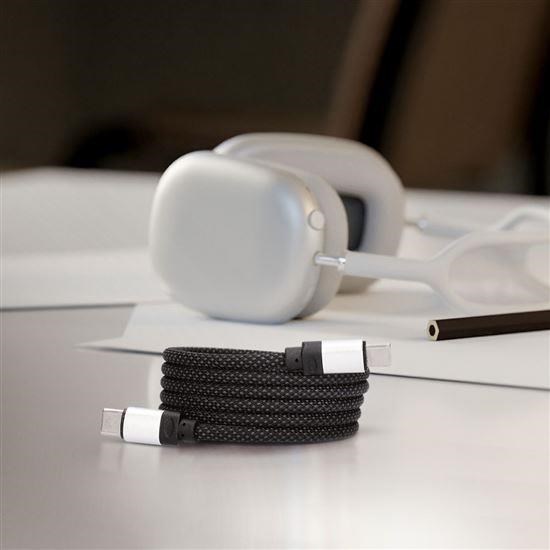 Solight magnetický USB-C 3.1 kabel, USB-C konektor - USB-C konektor, 1m3 