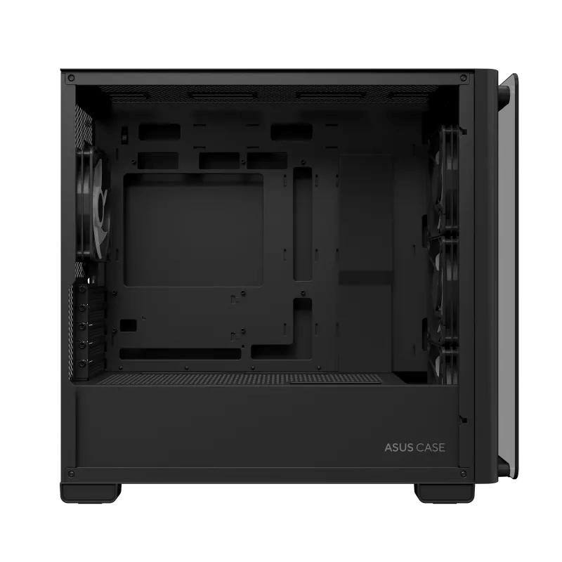 ASUS case A23 PLUS TG ARGB,  Mini Tower,  průhledná bočnice,  4x120mm ARGB Fan,  černá4 