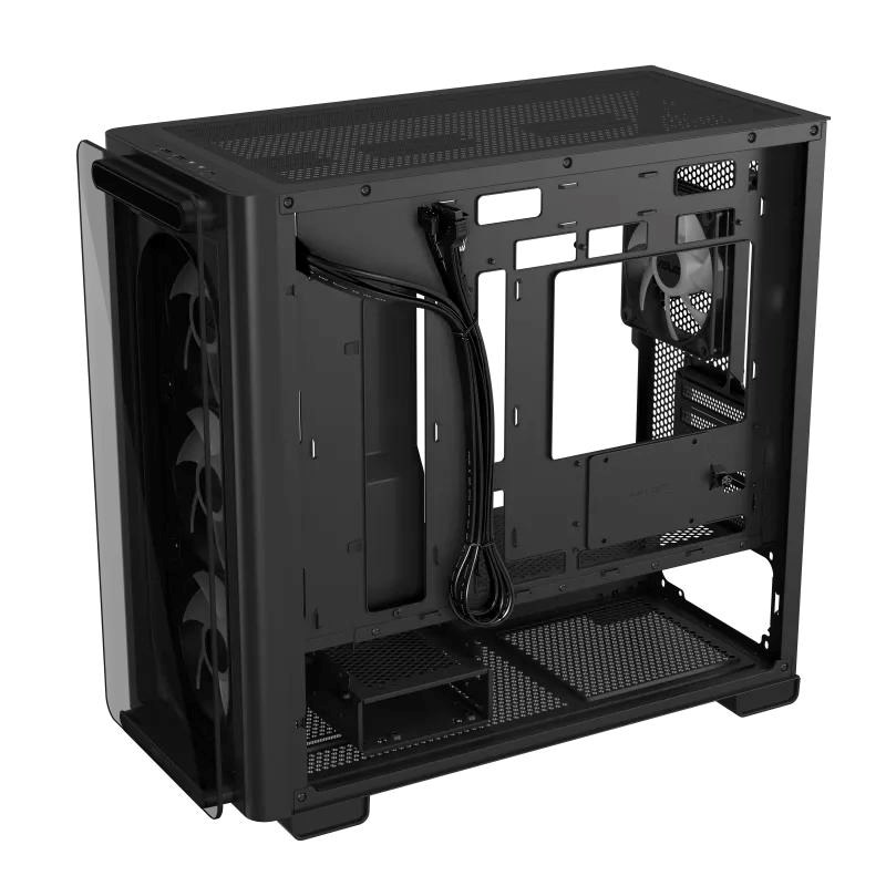 ASUS case A23 PLUS TG ARGB,  Mini Tower,  průhledná bočnice,  4x120mm ARGB Fan,  černá10 