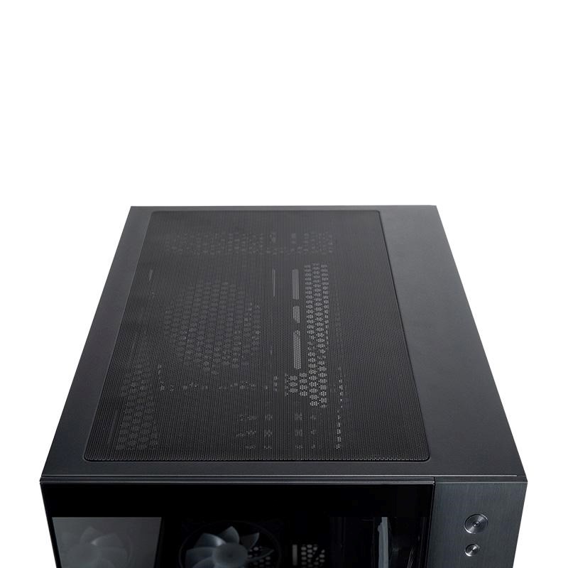 CHIEFTEC skříň VISIO,  ATX,  1x USB-C 3.2,  2x USB 3.0,  6x 120mm ARGB Fan,  černá2 