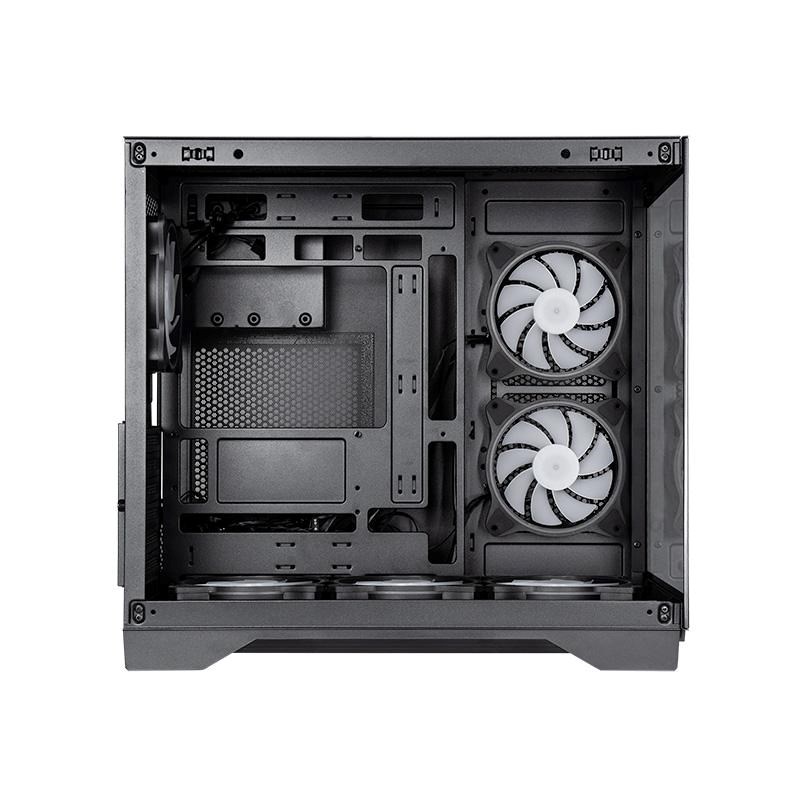 CHIEFTEC skříň VISIO,  ATX,  1x USB-C 3.2,  2x USB 3.0,  6x 120mm ARGB Fan,  černá3 