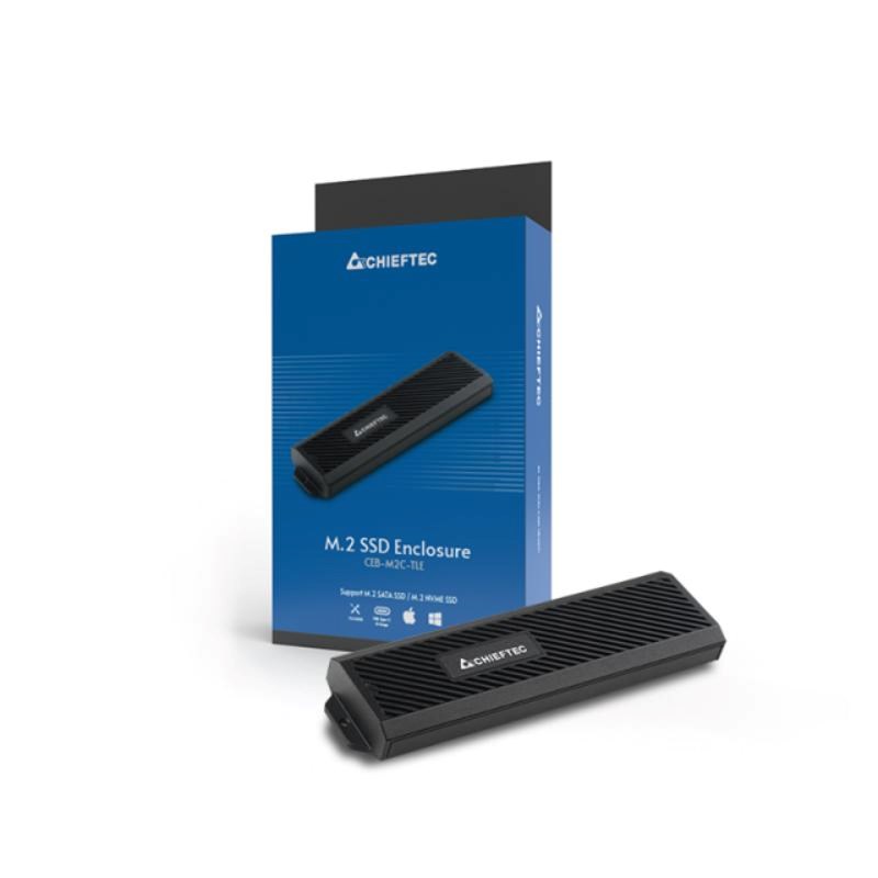 CHIEFTEC externí box pro NVMe SSD CEB-M2C-TLE, USB-C 3.24 