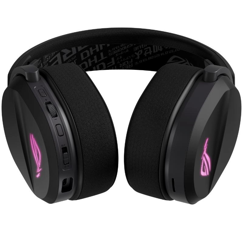 ASUS sluchátka ROG Pelta,  Bezdrátové BT a RF 2.4GHz,  ARGB,  černá1 