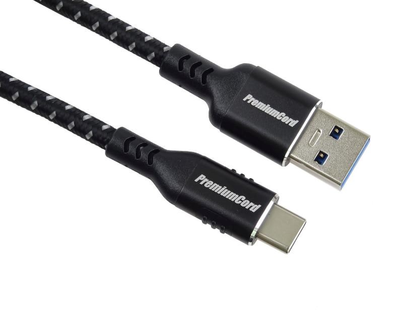 PREMIUMCORD Kabel USB-C na USB 3.0,  5Gbit/ s,  2m0 